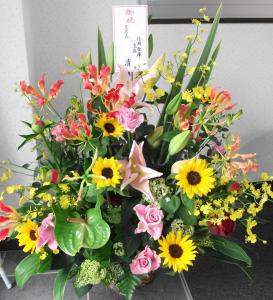 落成御祝のお花｜「プチフローラ」　（東京都武蔵野市の花キューピット加盟店 花屋）のブログ