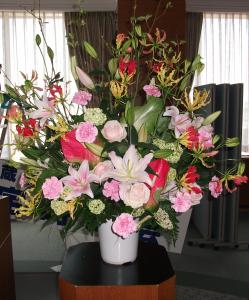 総会のお花｜「プチフローラ」　（東京都武蔵野市の花キューピット加盟店 花屋）のブログ